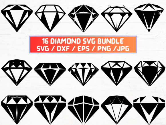 Diamond SVG for Creative Professionals