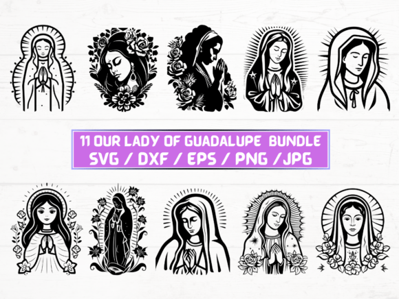 Exploring the Versatility of Our Lady of Guadalupe SVG File for Creative and Professional Use