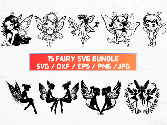 Fairy SVG Bundle: A Creative Resource for Designers and Entrepreneurs