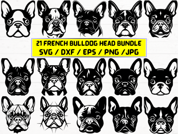 French Bulldog Head SVG: A Digital Design Resource for Creators