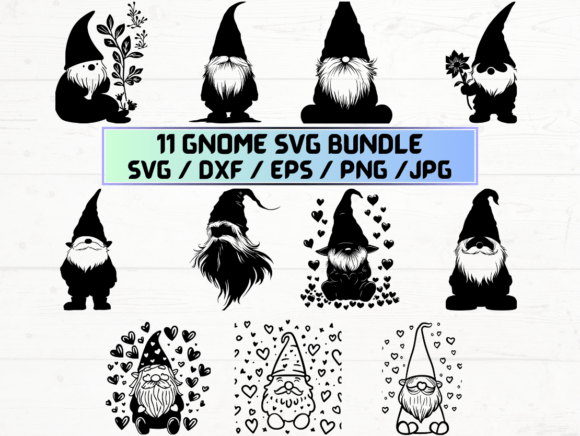Gnome Silhouette: A Versatile Digital Asset for Creative and Practical Use