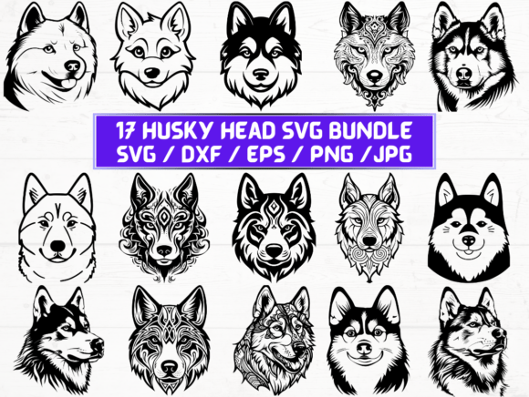 Husky Head SVG, DXF, EPS, JPG, and PNG: A Comprehensive Guide