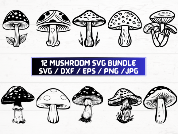 Mushroom Clipart: A Versatile Resource for Creative Projects