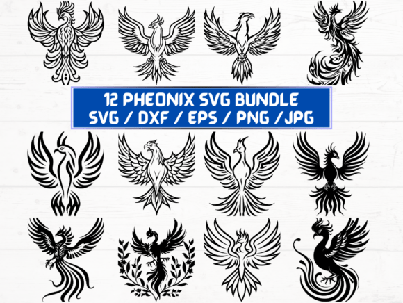 Pheonix SVG, DXF, EPS, JPG, PNG: A Strategic Resource for Creative and Business Success