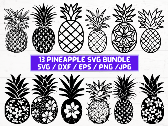 Pineapple SVG File