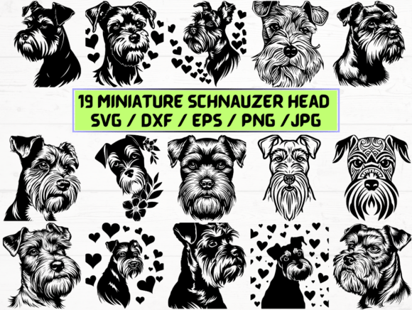 Strategic Use of Miniature Schnauzer Head SVG File for Creative and Operational Excellence
