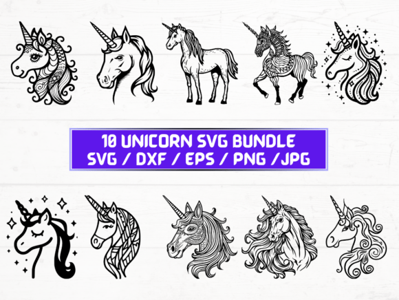 Unicorn SVG Bundle: A Creative Resource for Designers and Artists