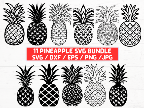 Unlocking Creativity with Pineapple SVG, DXF, EPS, JPG, and PNG Files