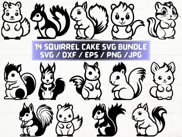 Unlocking Creativity with Squirrel SVG, DXF, EPS, JPG, and PNG Files